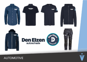 Automotive Navy met logo